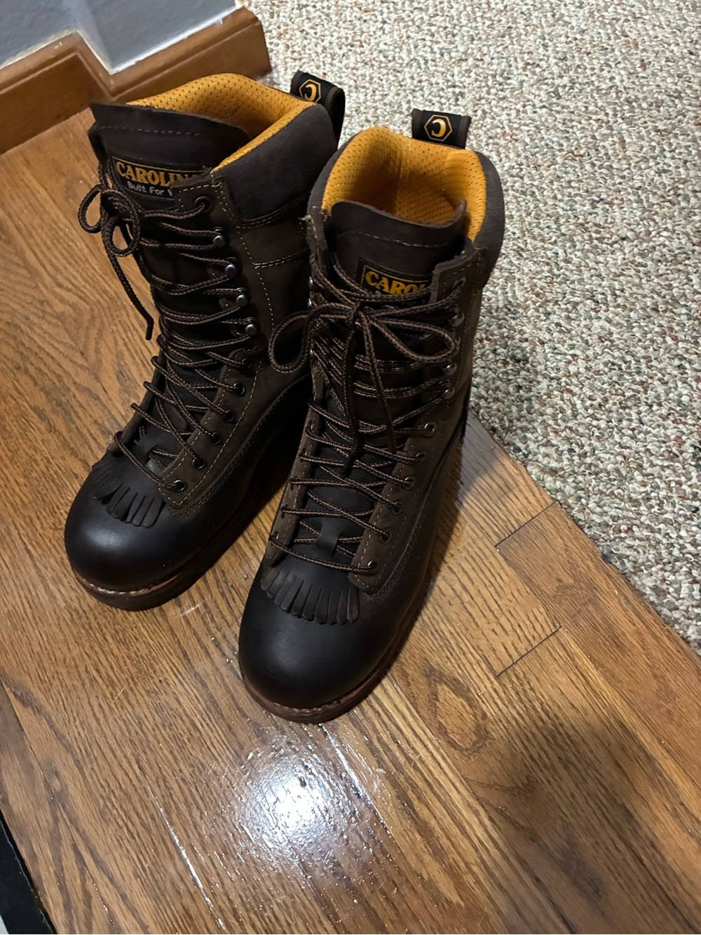 Carolina Men's Brown Work Boots - Brown